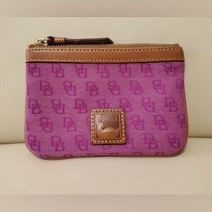 Purple Dooney Burke coin/card wallet